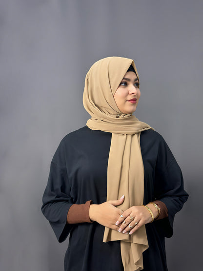 LUXE GEORGETTE- LATTE
