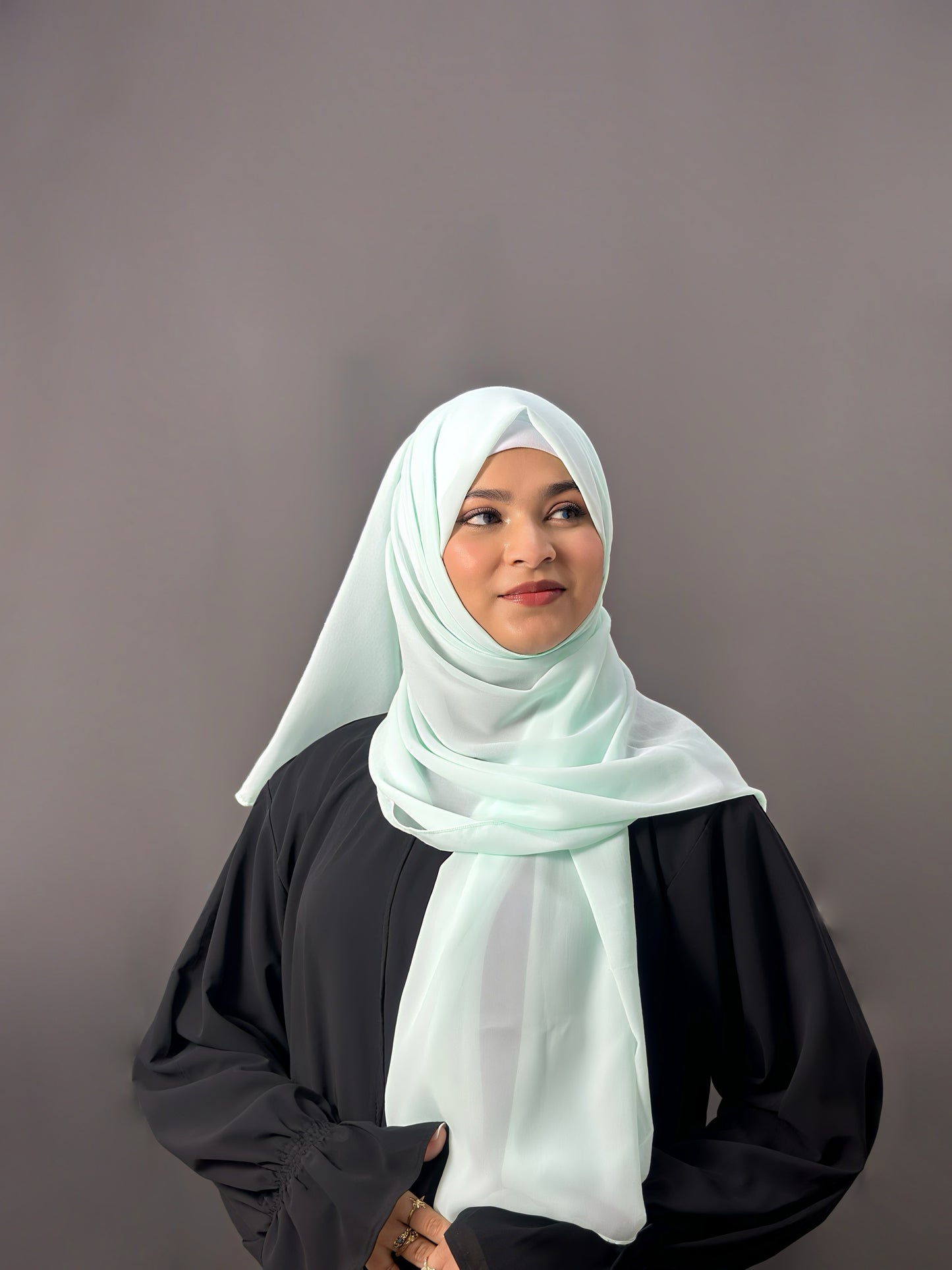 CHIFFON- ICE BLUE