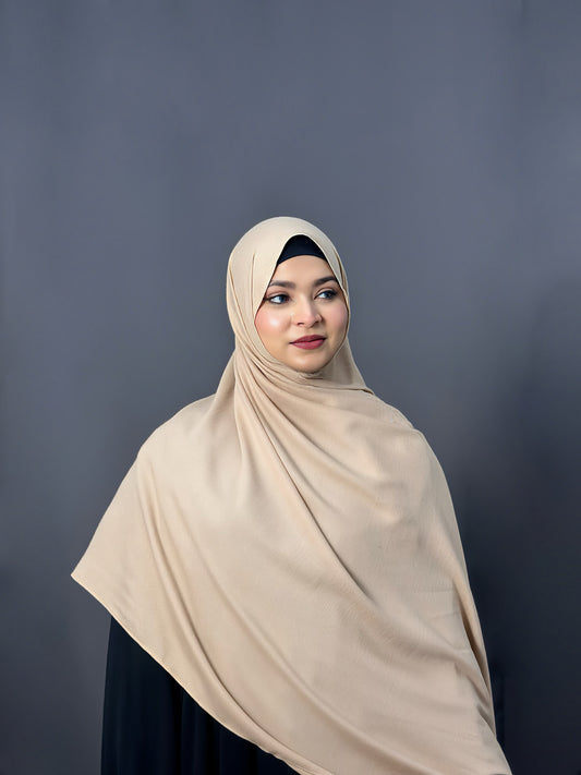 MODAL HIJAB- BEIGE