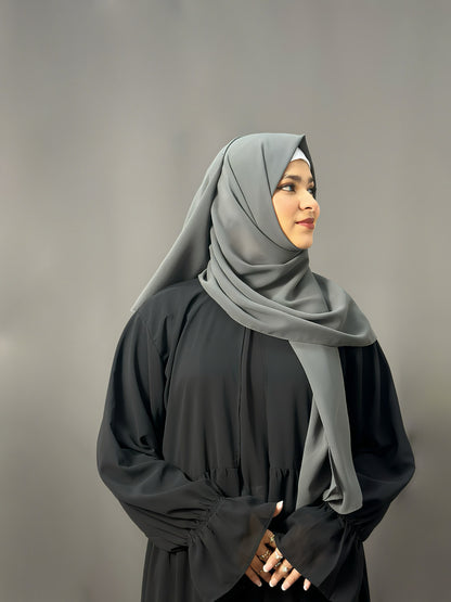 CHIFFON- SMOKE GREY