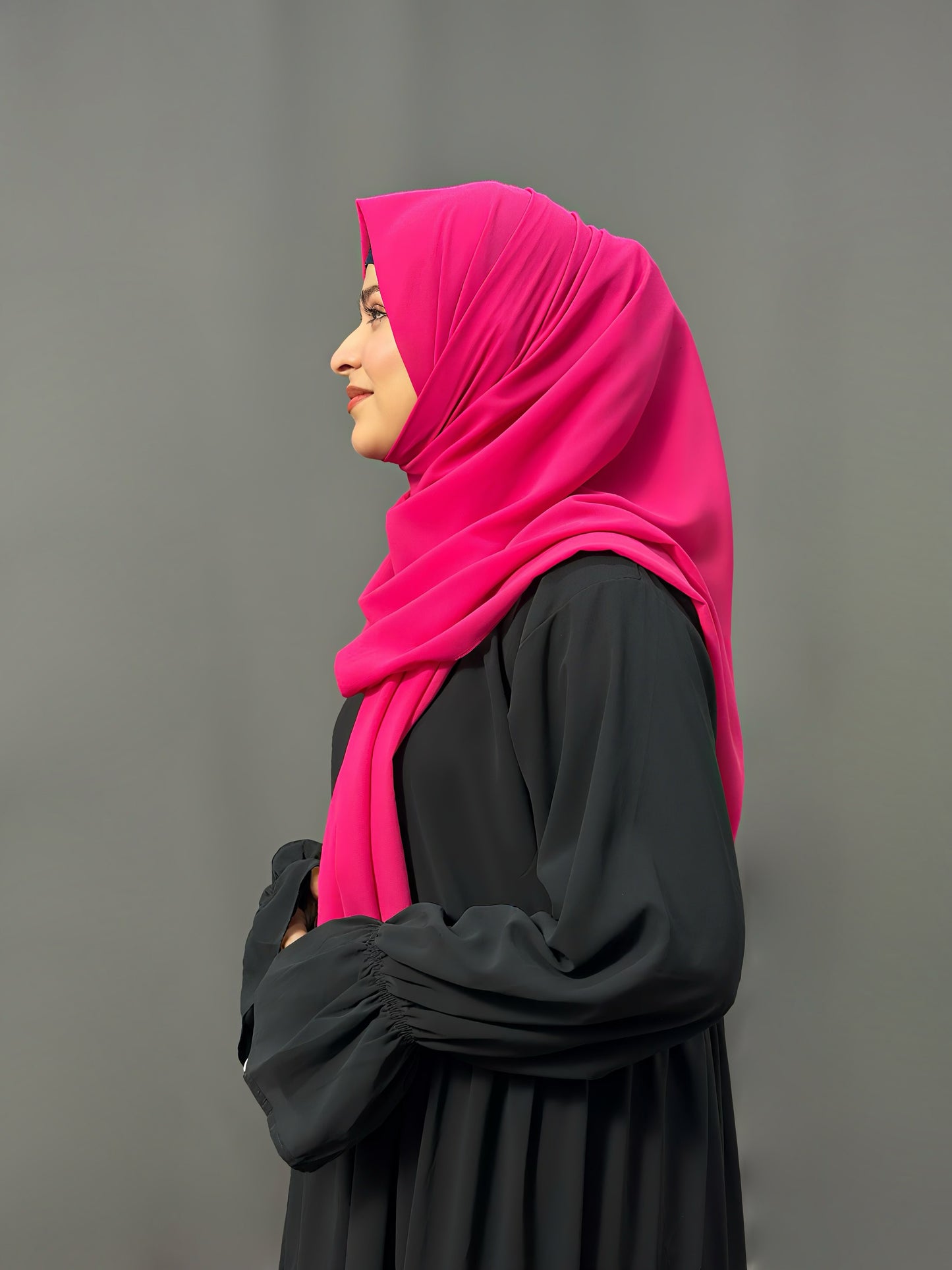 LUXE GEORGETTE- RANI PINK