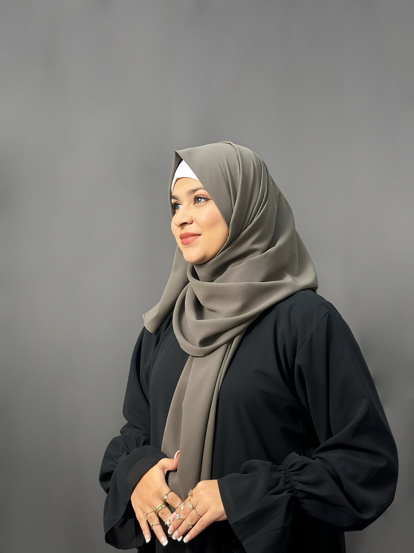 LUXE GEORGETTE-  MUD