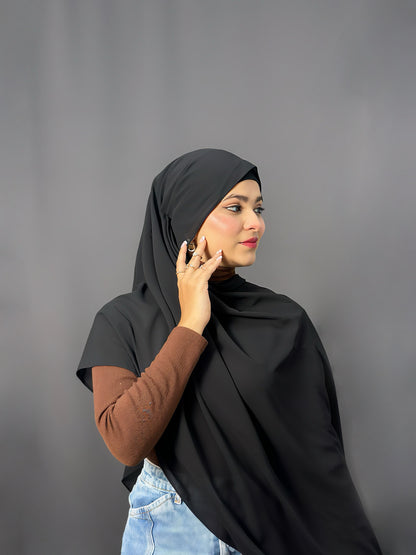 LUXE GEORGETTE- BLACK