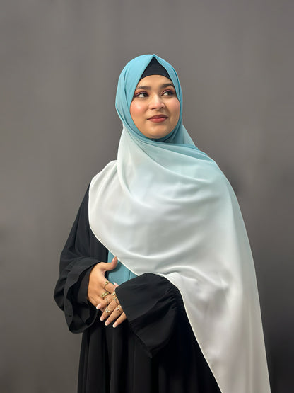 OMBRE GEORGETTE- SKY BLUE