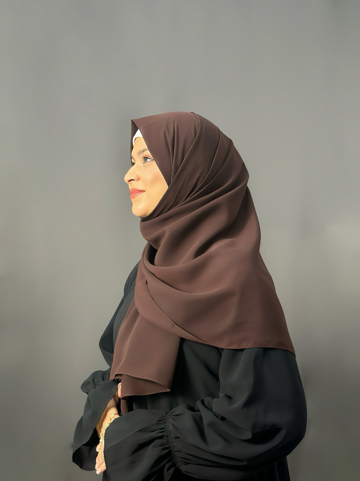 LUXE GEORGETTE- HAZELNUT