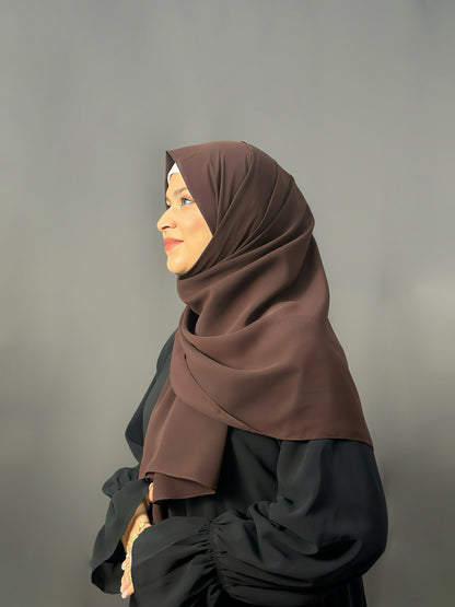 LUXE GEORGETTE- HAZELNUT