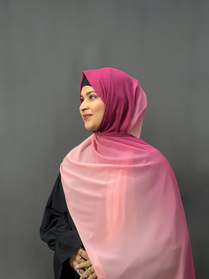 OMBRE GEORGETTE- MAUVE
