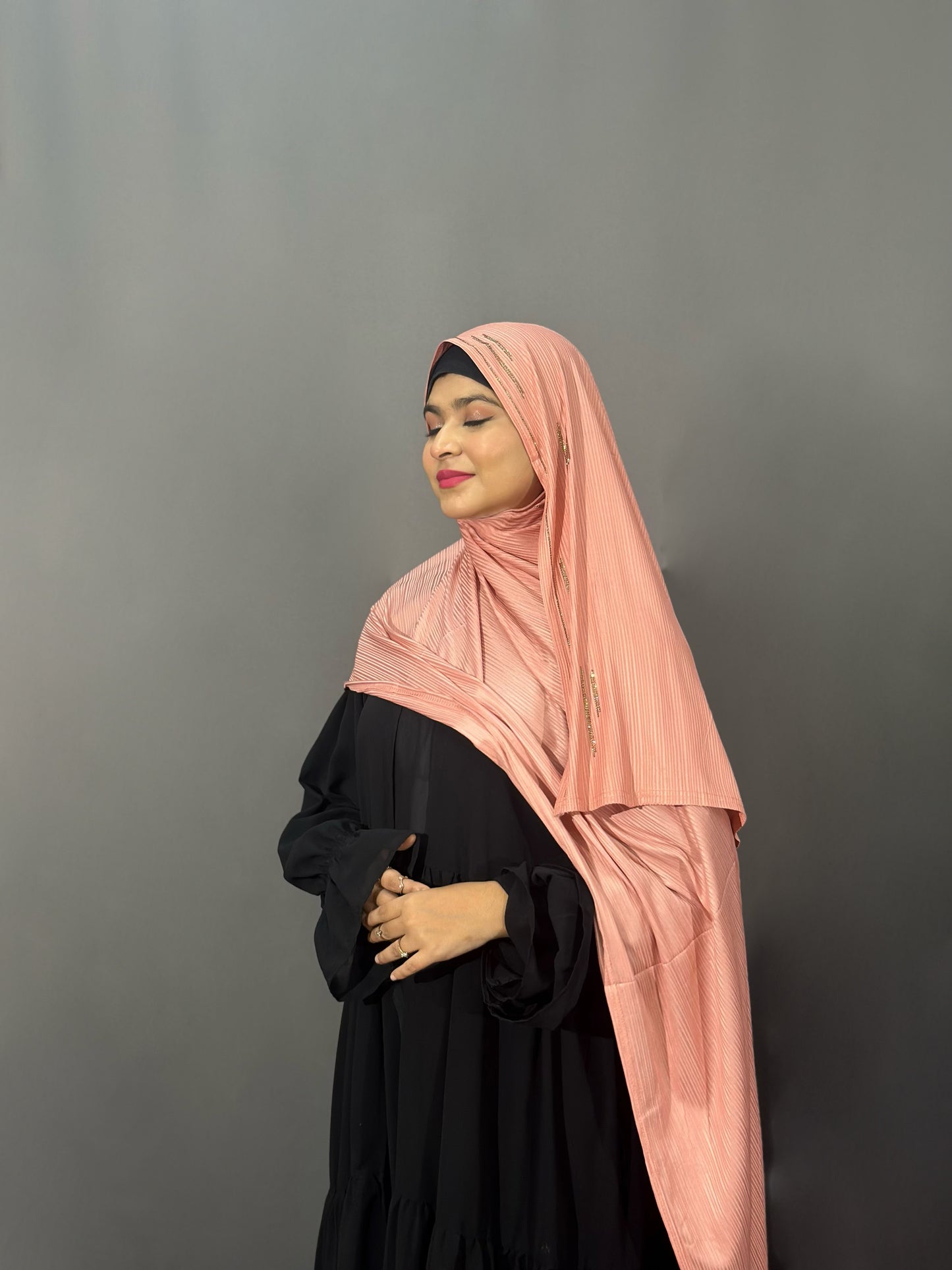 DIAMOND RIBBED JERSEY HIJAB