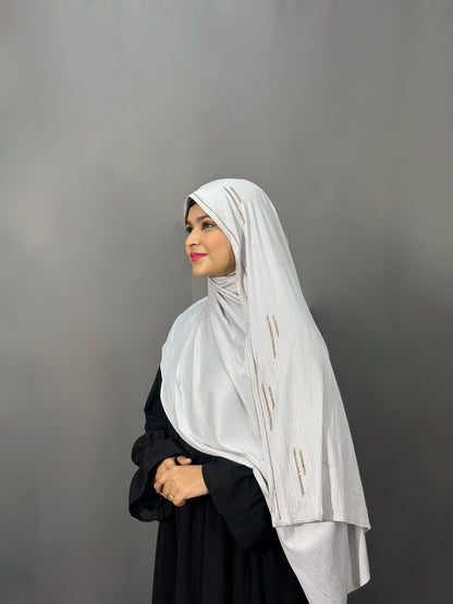 DIAMOND RIBBED JERSEY HIJAB