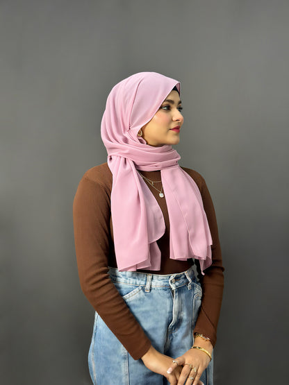 LUXE GEORGETTE- ROSEWOOD