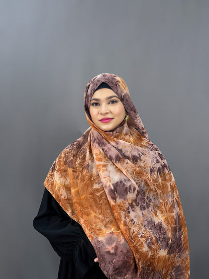 TIE DIE CHIFFON-SUNFLOWER