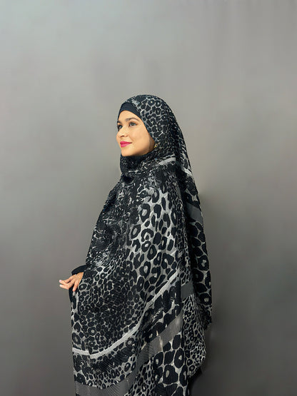 CHEETAH PRINT- BLACK