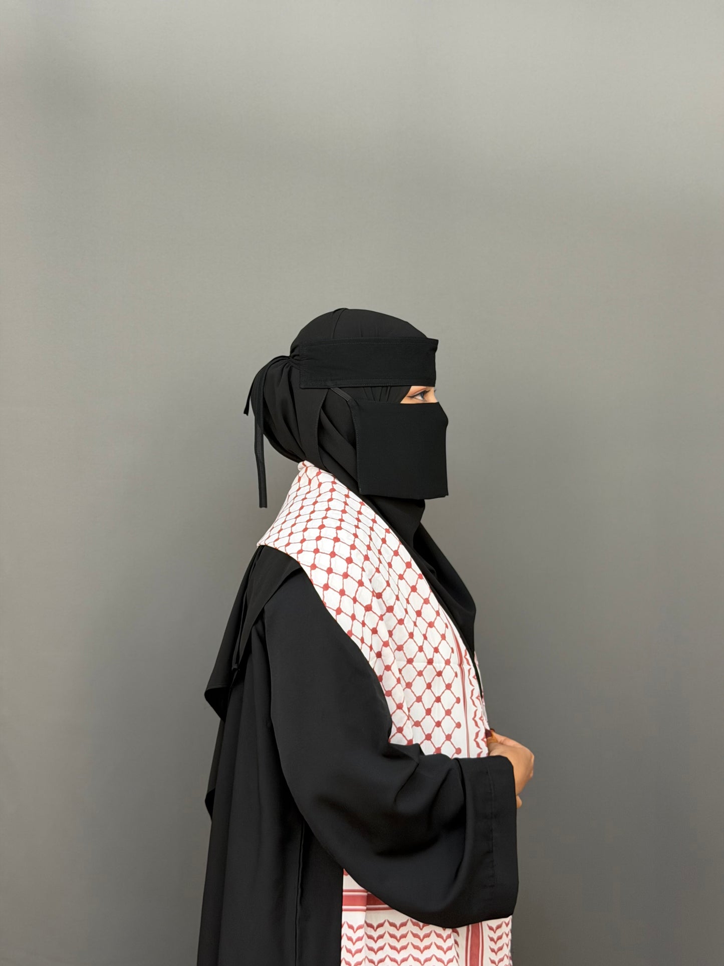 KEFFIYEH HIJAB- BROWN