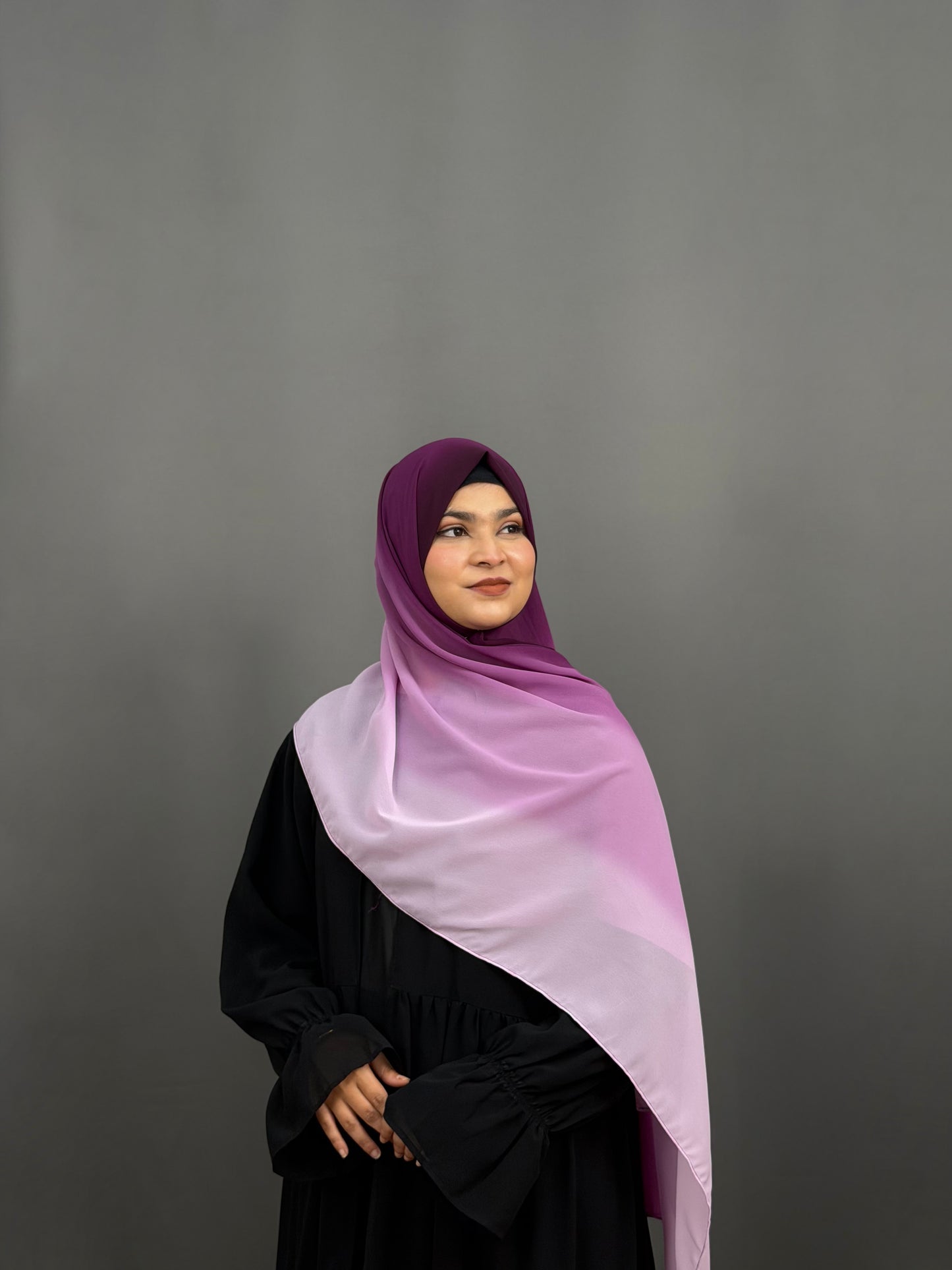 OMBRE  GEORGETTE- JAMUNISH