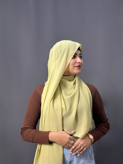 LUXE GEORGETTE- LEMON