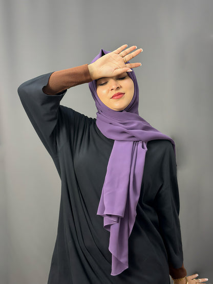 LUXE GEORGETTE- PURPLE