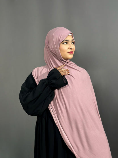 BAMBOO JERSEY HIJAB- BLUSH