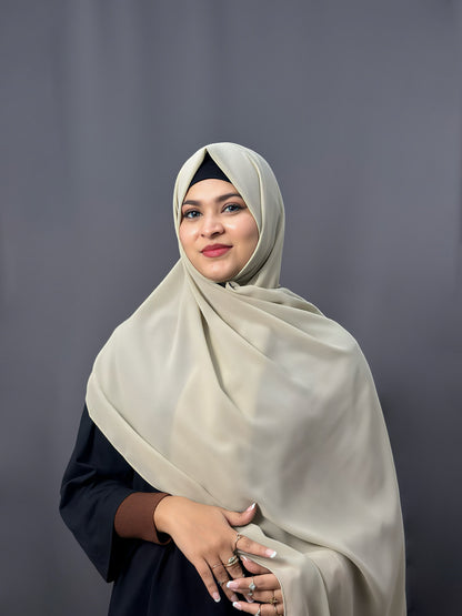 LUXE GEORGETTE- KHAKI