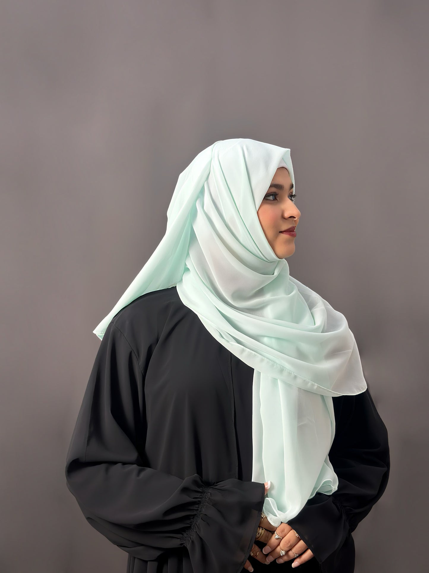 CHIFFON- ICE BLUE