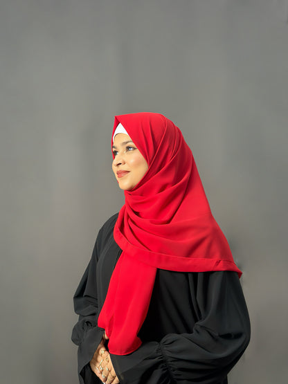 CHIFFON- RED
