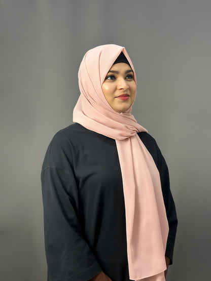 LUXE GEORGETTE- ROSE NUDE