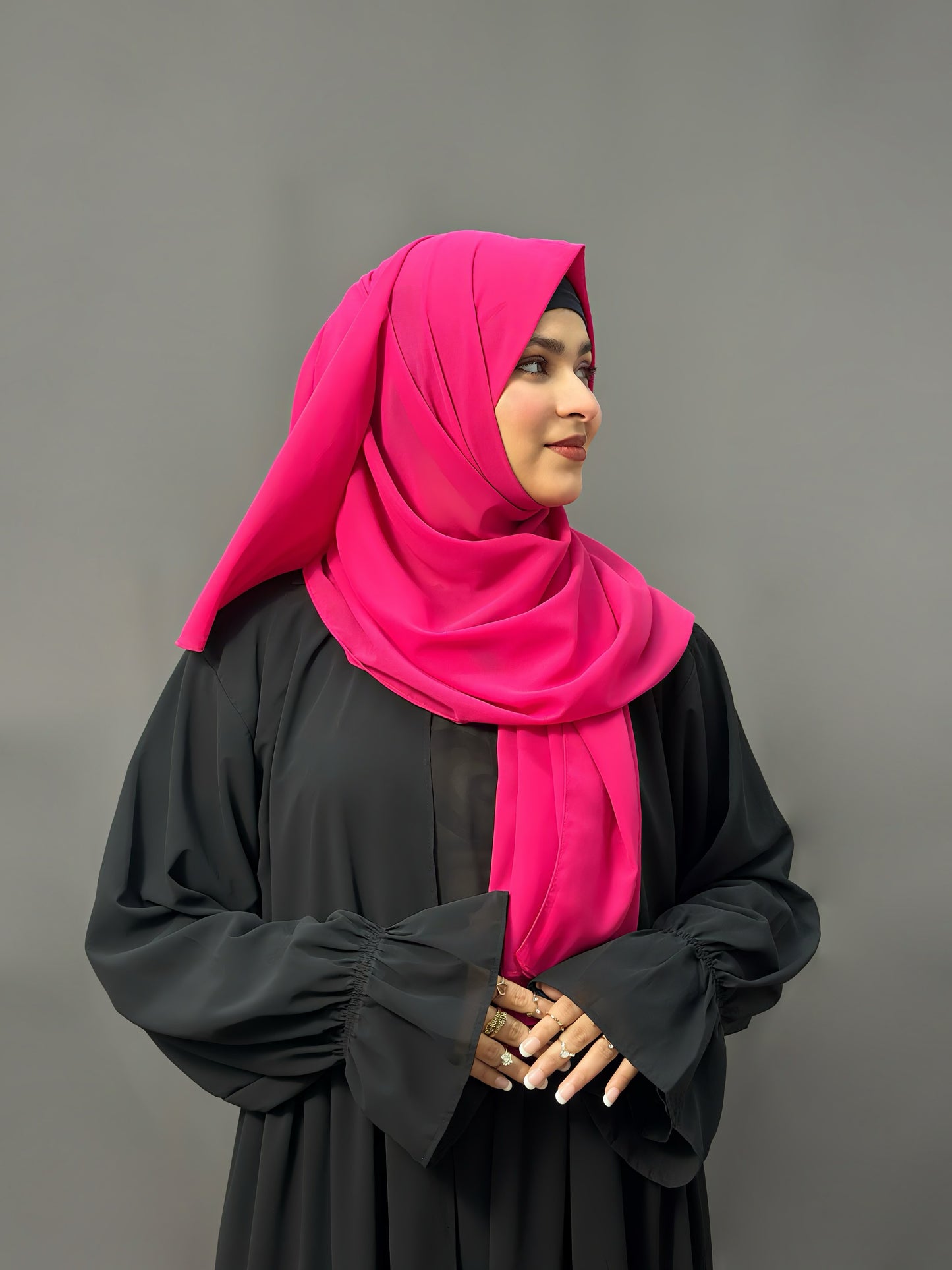 LUXE GEORGETTE- RANI PINK