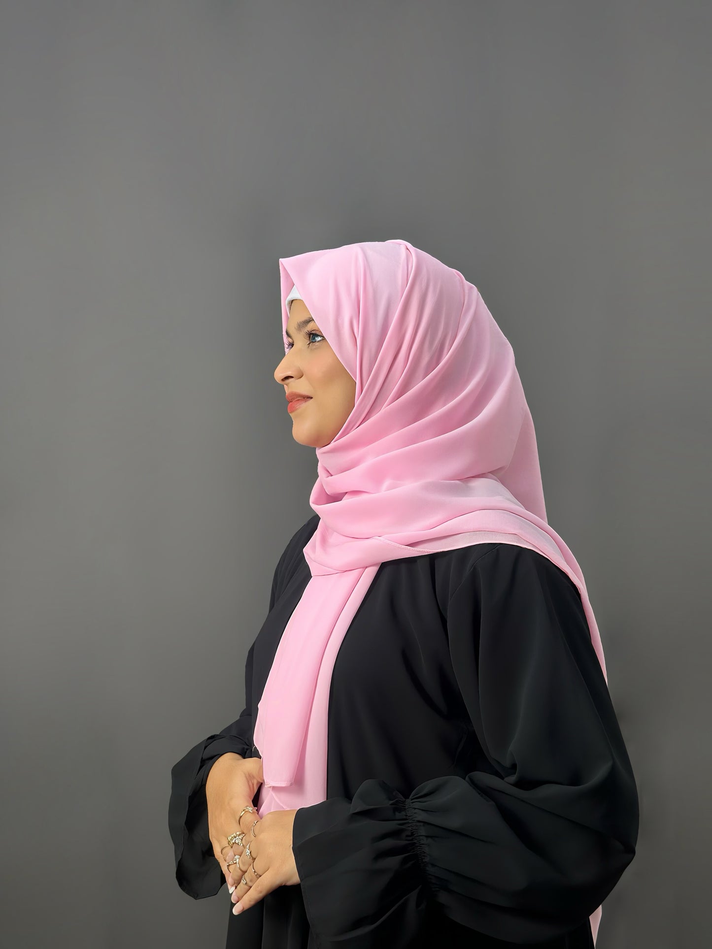 LUXE GEORGETTE- BABY PINK