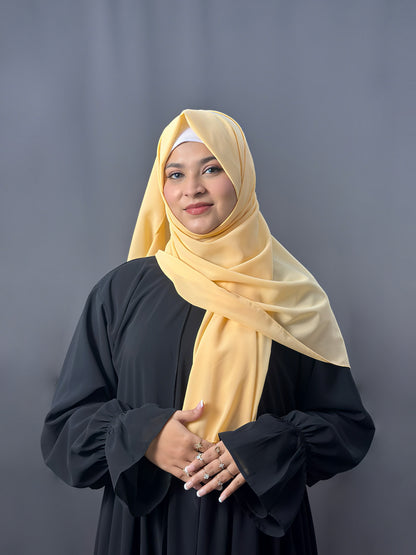 LUXE GEORGETTE- CREAM