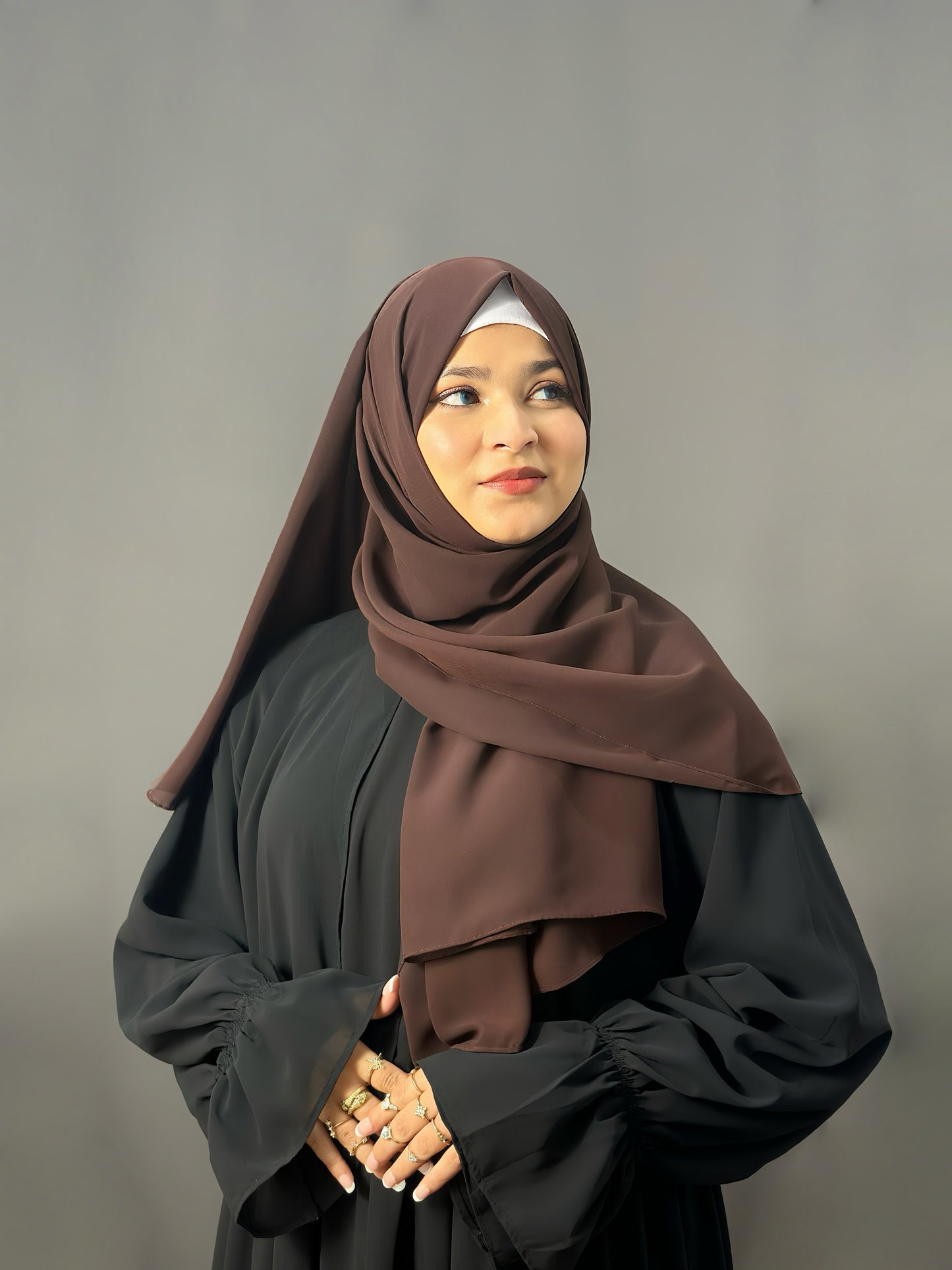 LUXE GEORGETTE- HAZELNUT