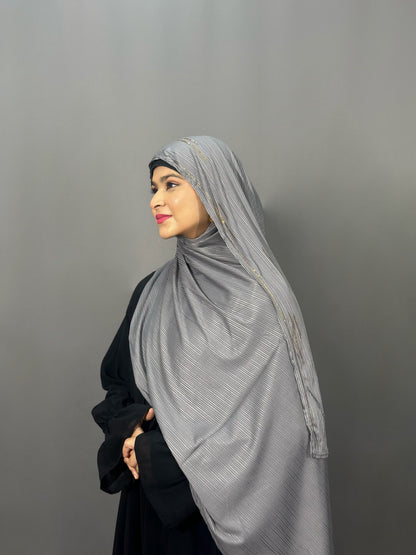DIAMOND RIBBED JERSEY HIJAB