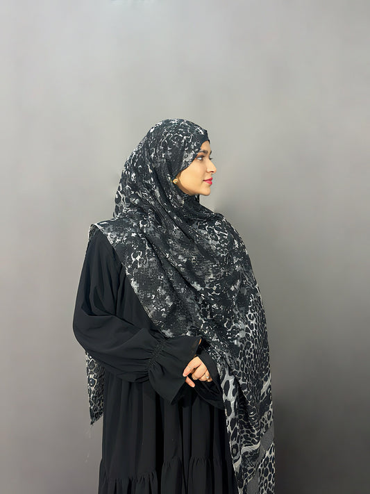 CHEETAH PRINT- BLACK