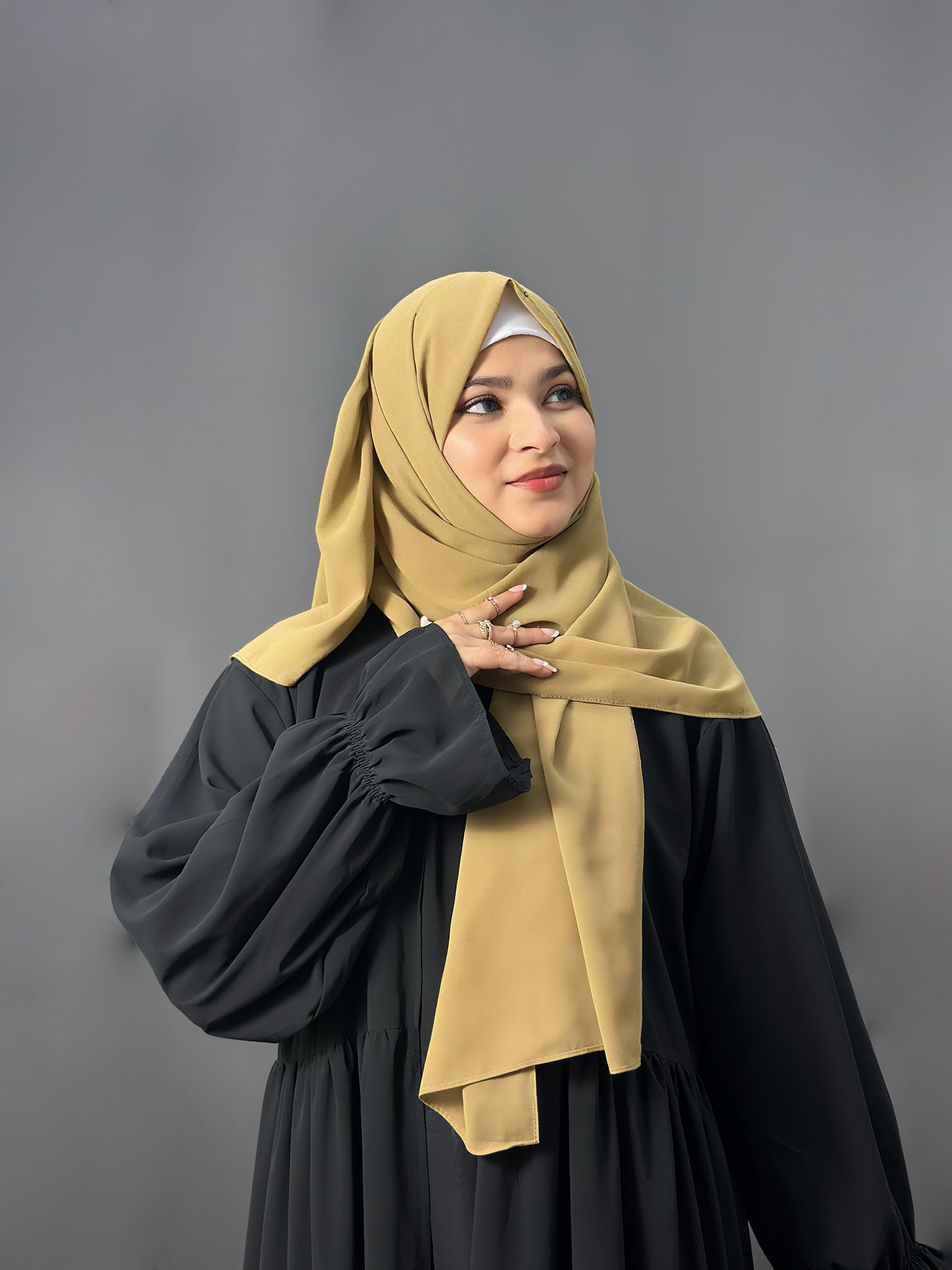 LUXE GEORGETTE- BEIGE