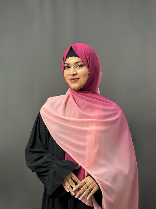 OMBRE GEORGETTE- MAUVE