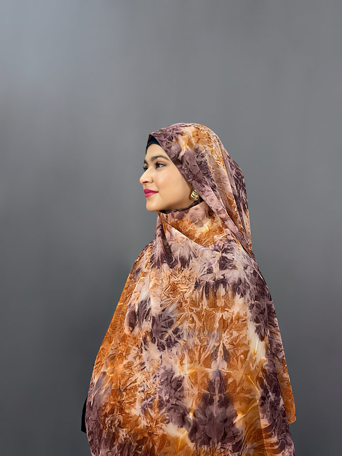 TIE DIE CHIFFON-SUNFLOWER
