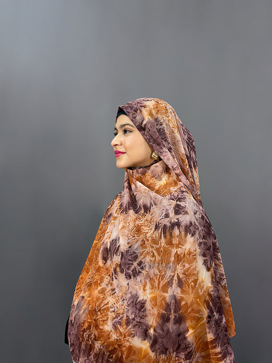 TIE DIE CHIFFON-SUNFLOWER