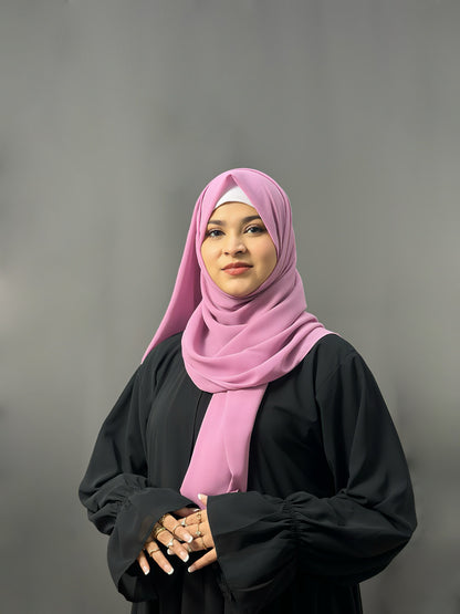 CHIFFON- MAUVE PINK