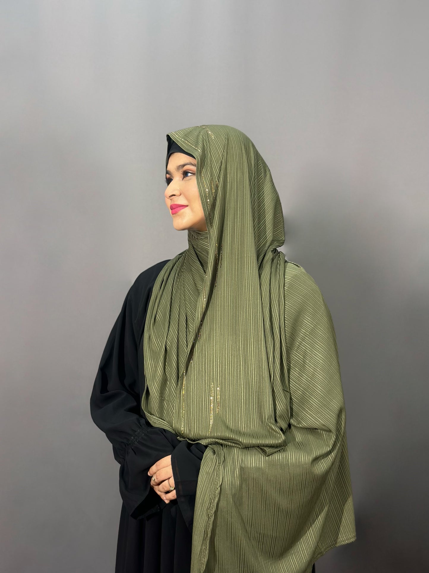 DIAMOND RIBBED JERSEY HIJAB