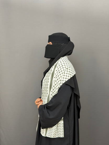 KEFFIYEH HIJAB- GREEN