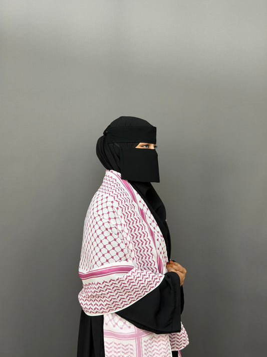 KEFFIYEH HIJAB- PINK