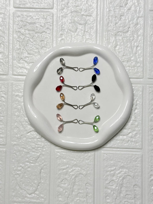 CLEAR LOOP PIN- EMPIRE(Pack of 8)
