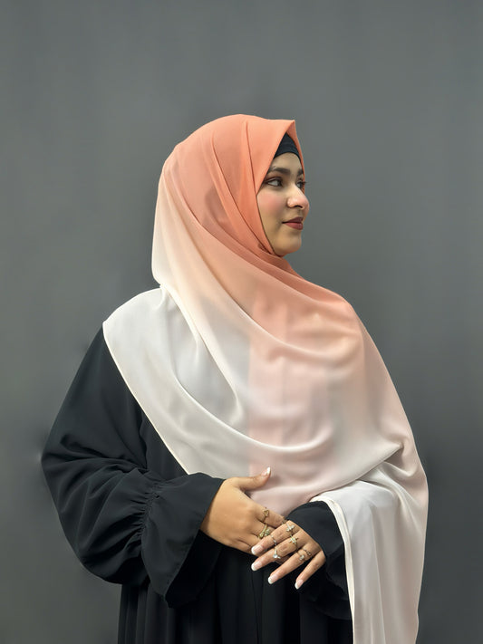 OMBRE GEORGETTE- PEACH