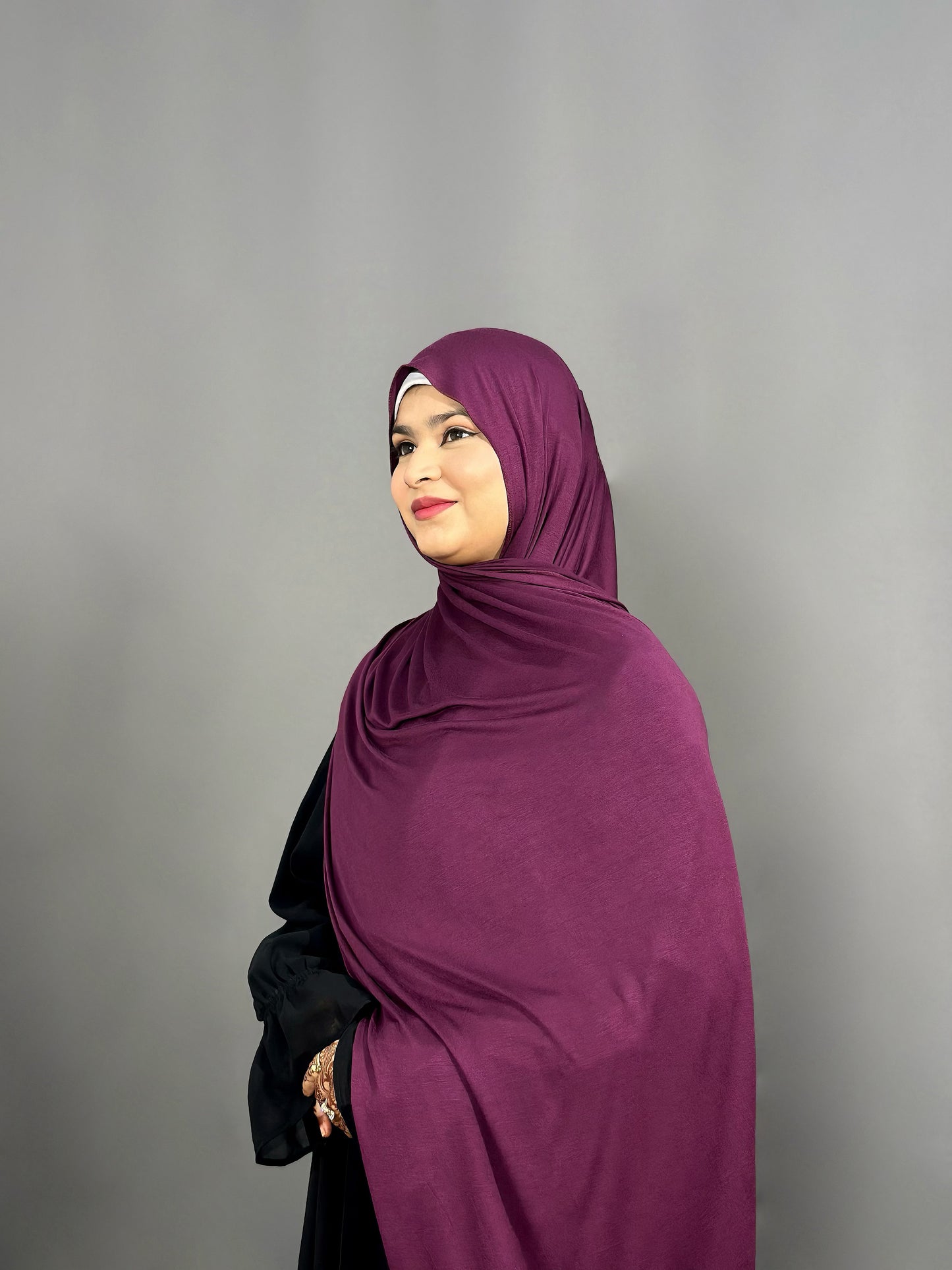 BAMBOO JERSEY HIJAB- JAMUN